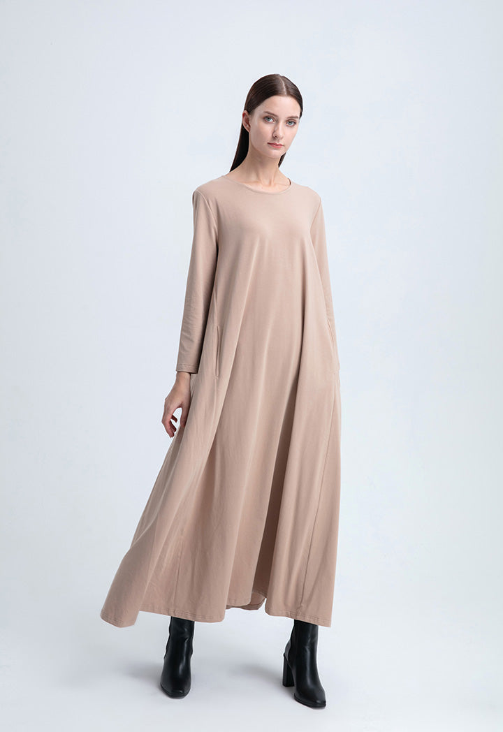eci maxi dress Long Sleeve Maxi Dress – ZAY