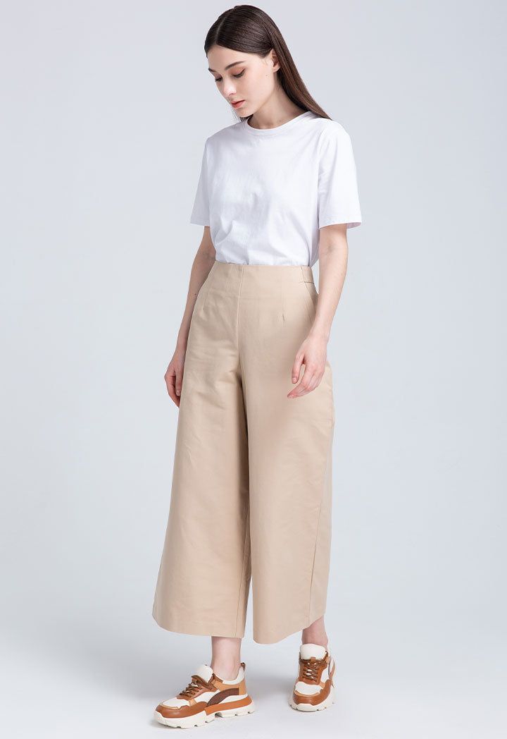 Wide Leg Straight Cut Culottes