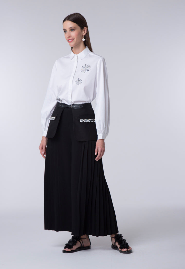 Side Pleated Culottes