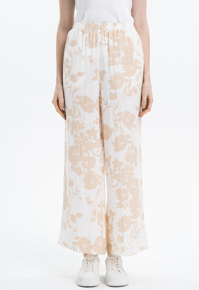 Printed Wide Leg Culottes