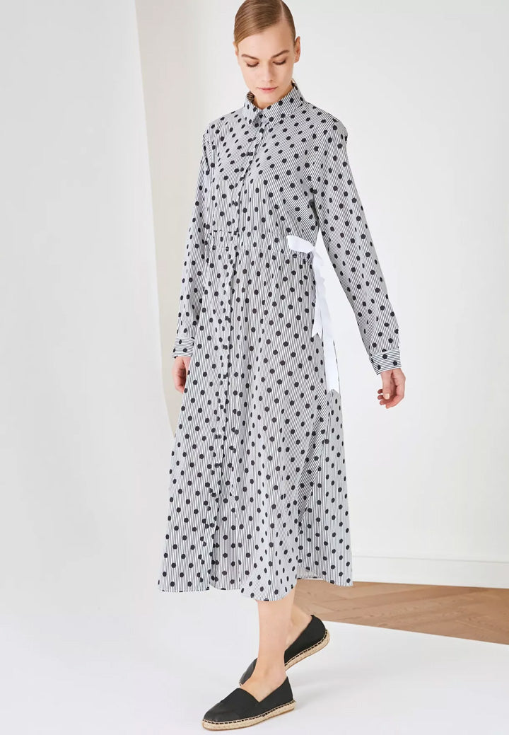 Polka Dot Shirt Dress