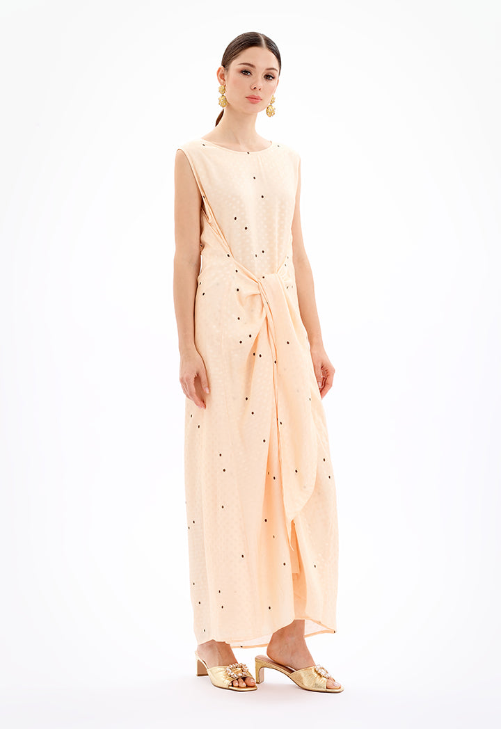 All Over Printed Sleeveless Dress - Ramadan Style