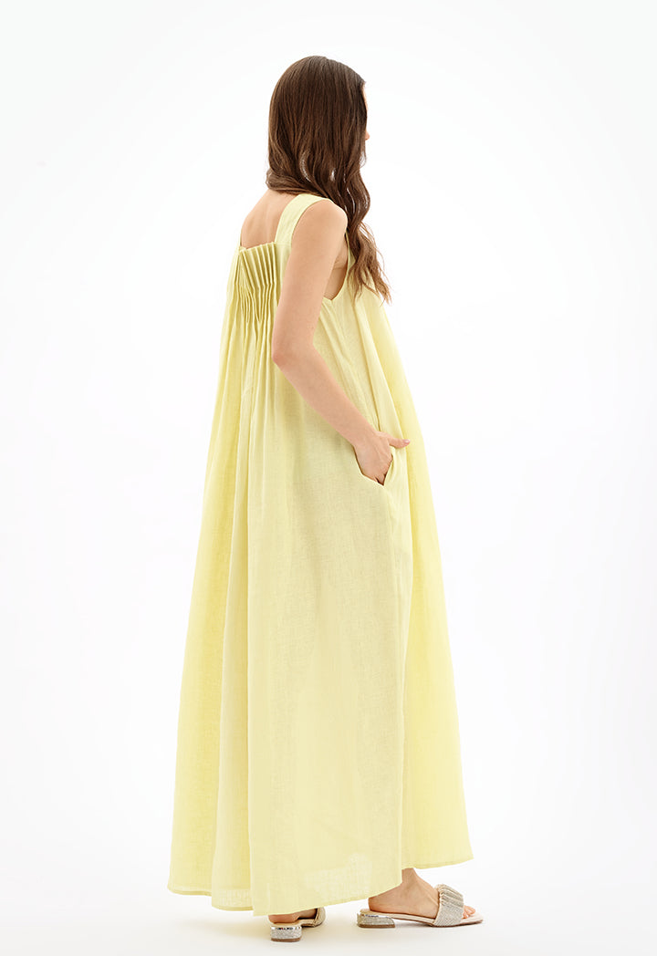 Maxi Solid Sleeveless Under Abaya Dress