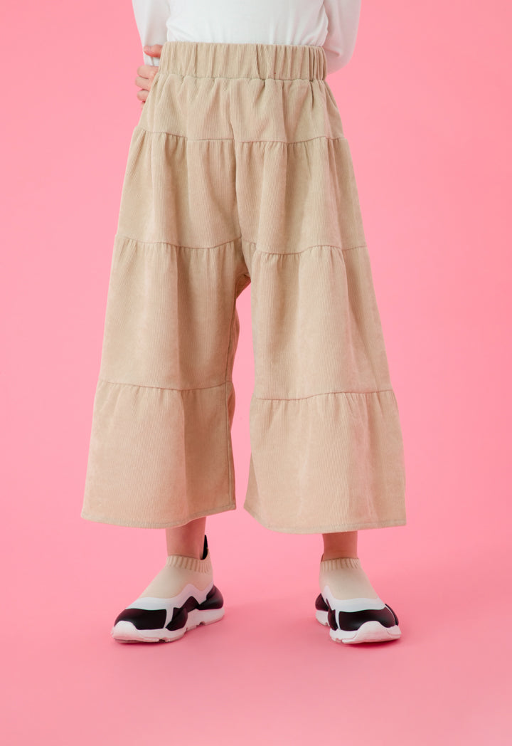 Tiered Corduroy Culottes