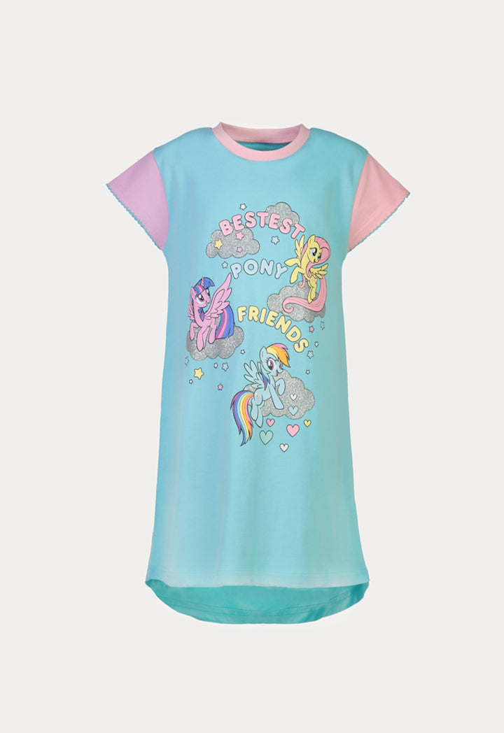 My Little Pony High-Low Graphic Print Pajama Dress