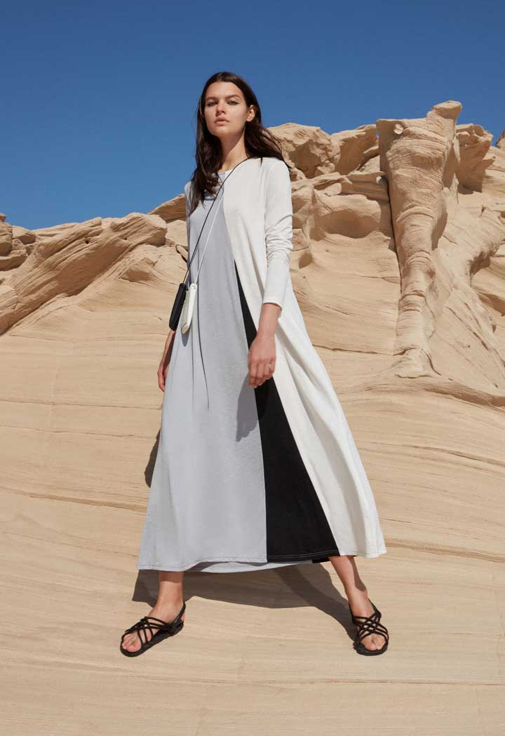 Colorblock Abaya