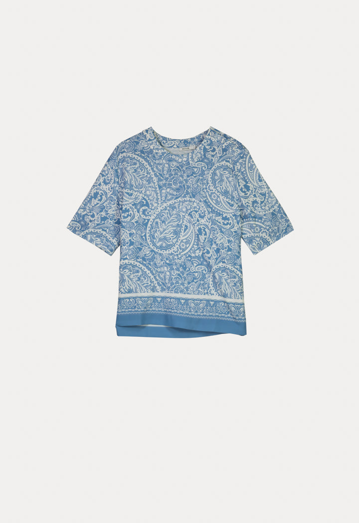 All Over Printed Blouse