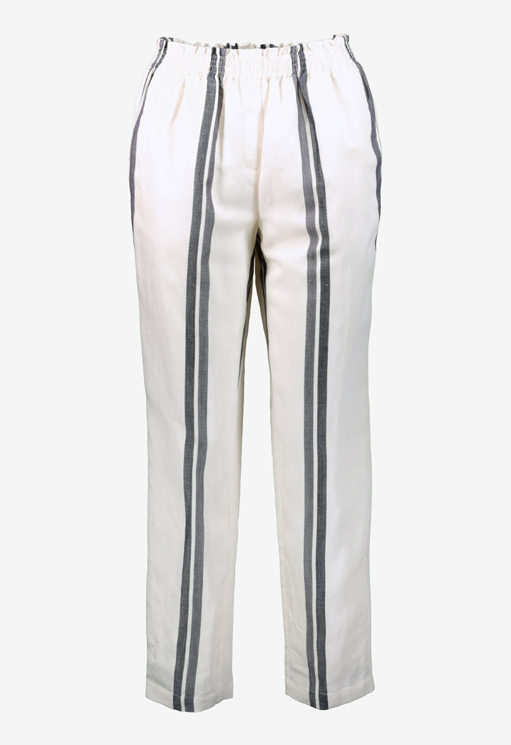 Striped Linen Trouser