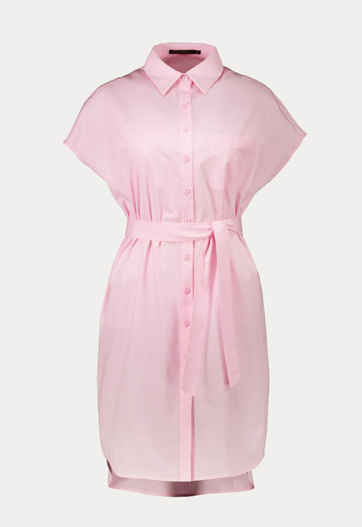 Back Organza Embroidered Midi Dress