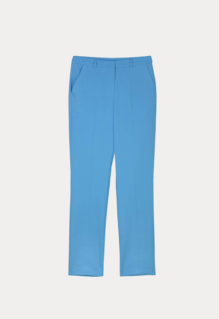Long Formal Solid Trouser With Pockets