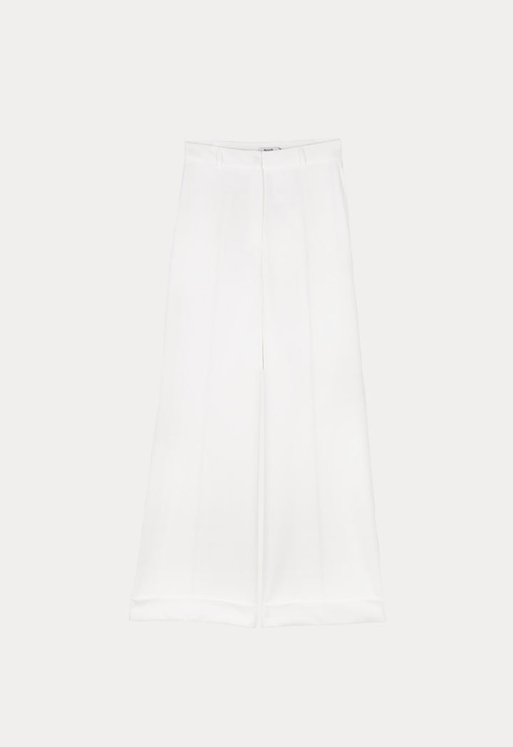 Folded Hem Wide Leg Culottes