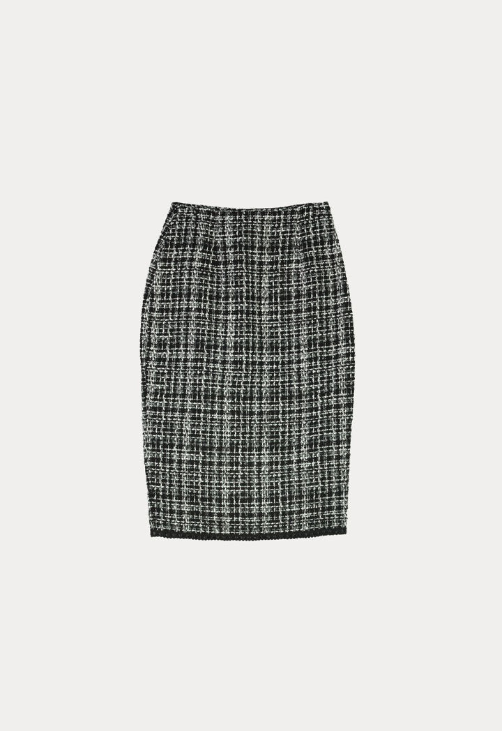 Allover Tweed Lurex  Skirt