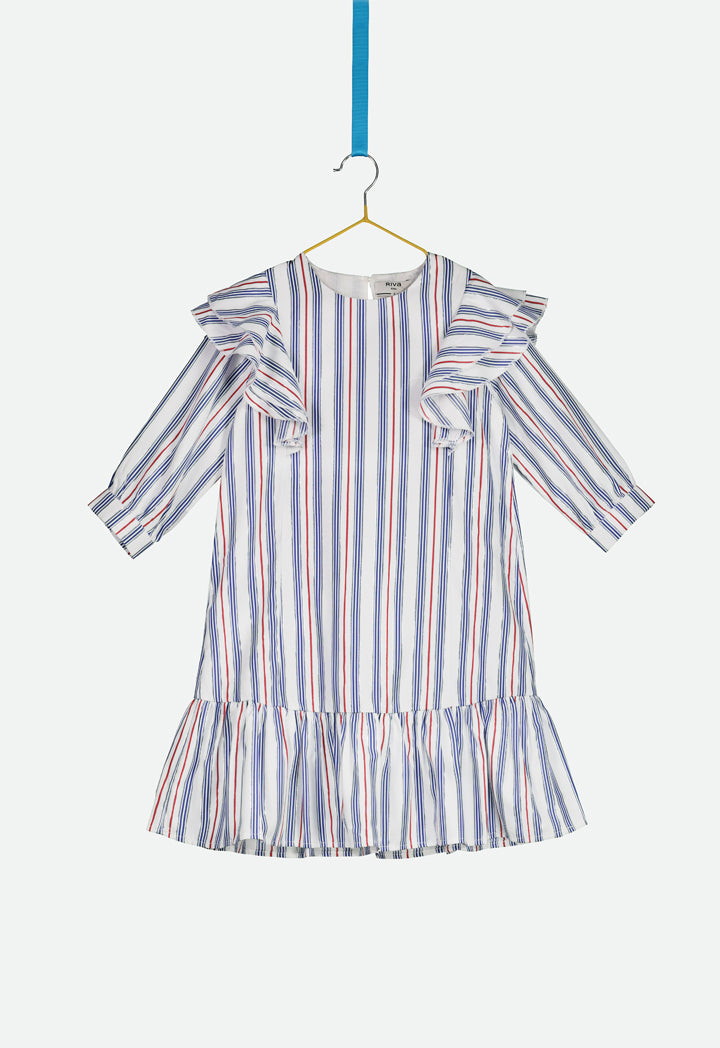 Long Sleeve Multi Striped Dress