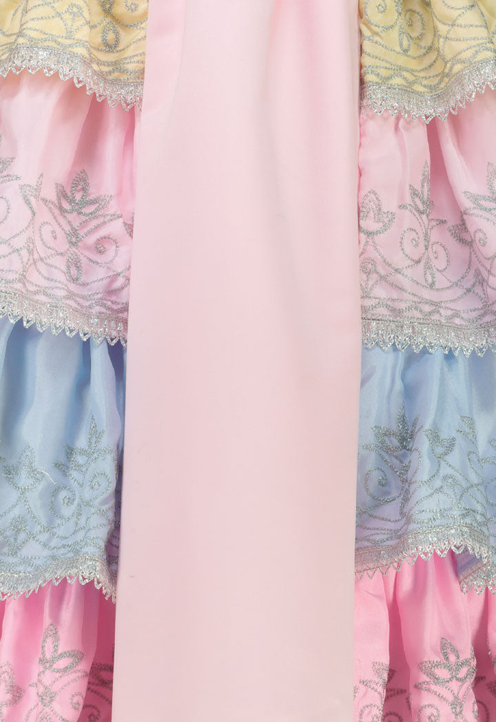 Jacquard Lurex Side Tiered Dress – ZAY Jacquard Lurex Side Tiered Dress – ZAY