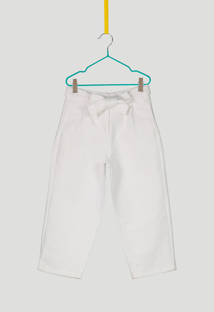 Belted Straight Leg Trouser