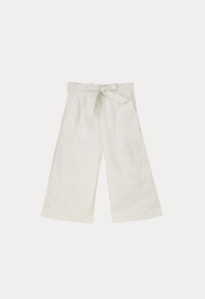 Straight Fit Linen Culottes