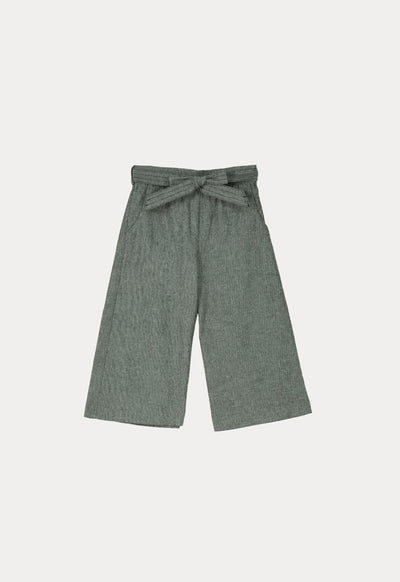 Straight Fit Linen Culottes