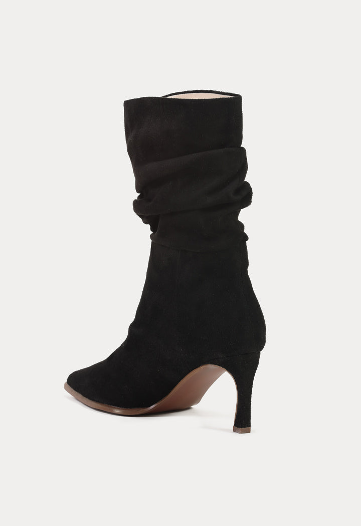 Pointed Toe Suede Boots