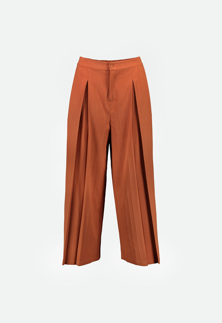 Rust Wide Leg Culottes