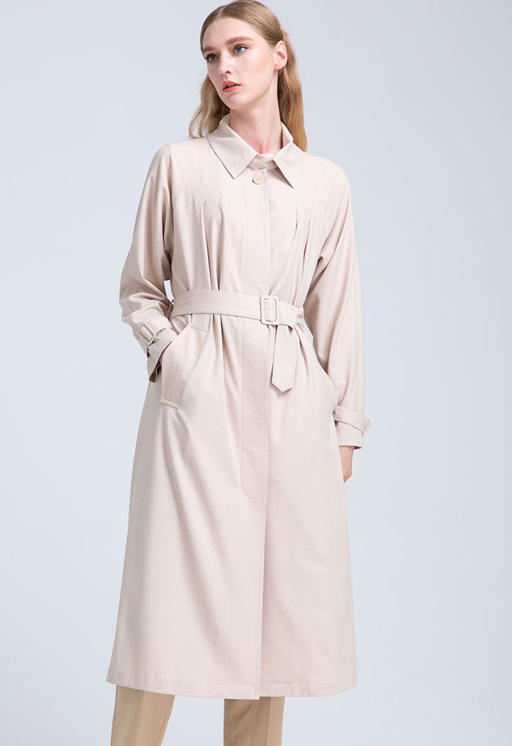 Solid Long Outerwear