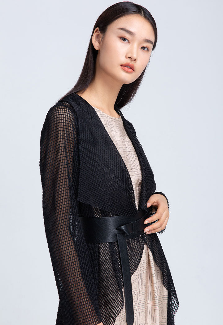 Square Net Mesh Outer Wear