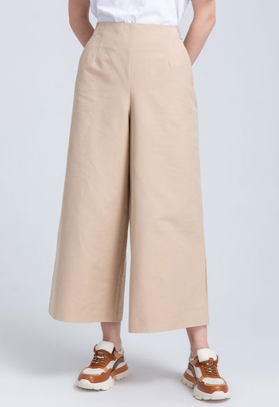 Wide Leg Straight Cut Culottes