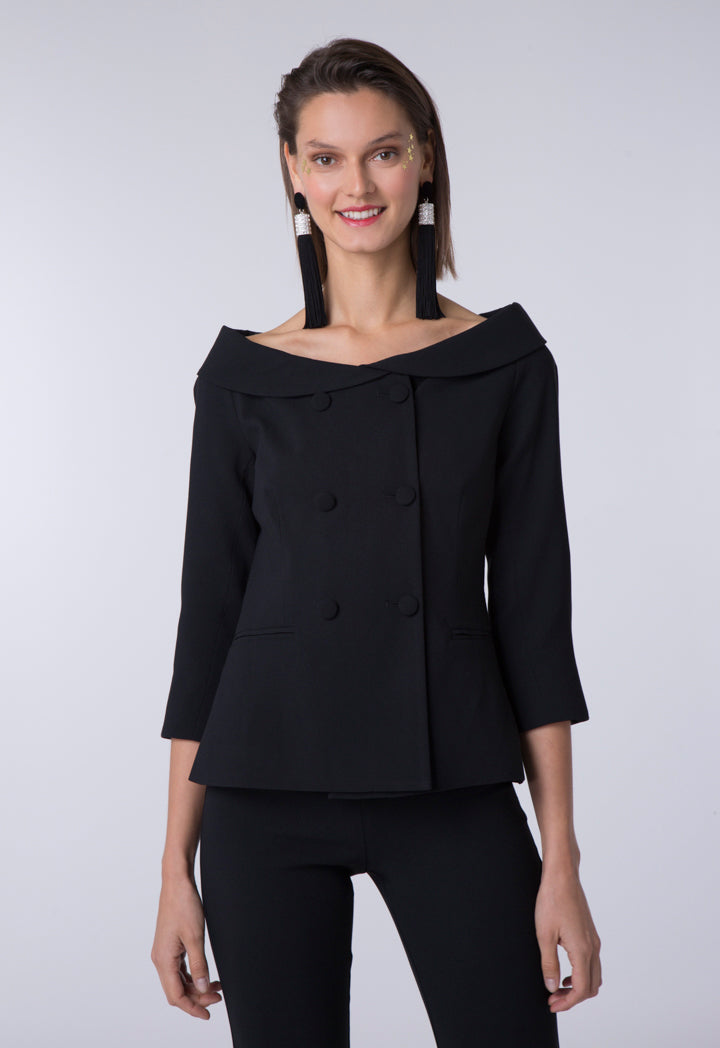 Bateau Double Breasted Coat