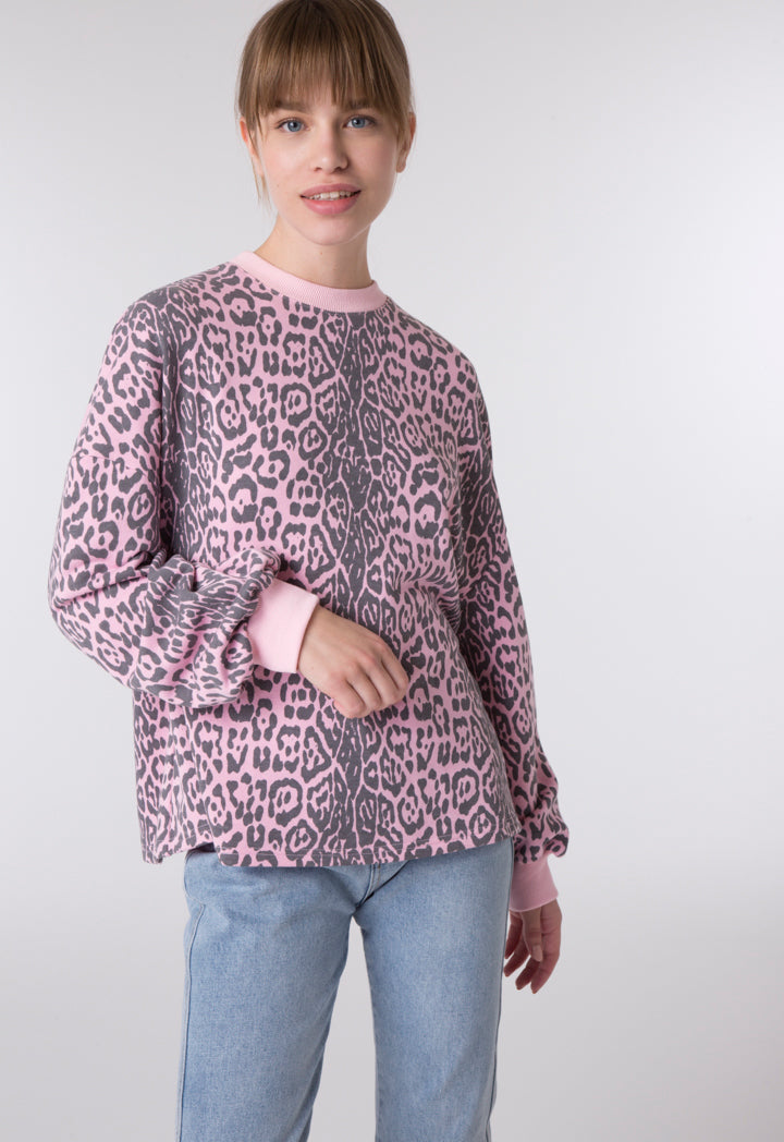 Animal Print Pullover