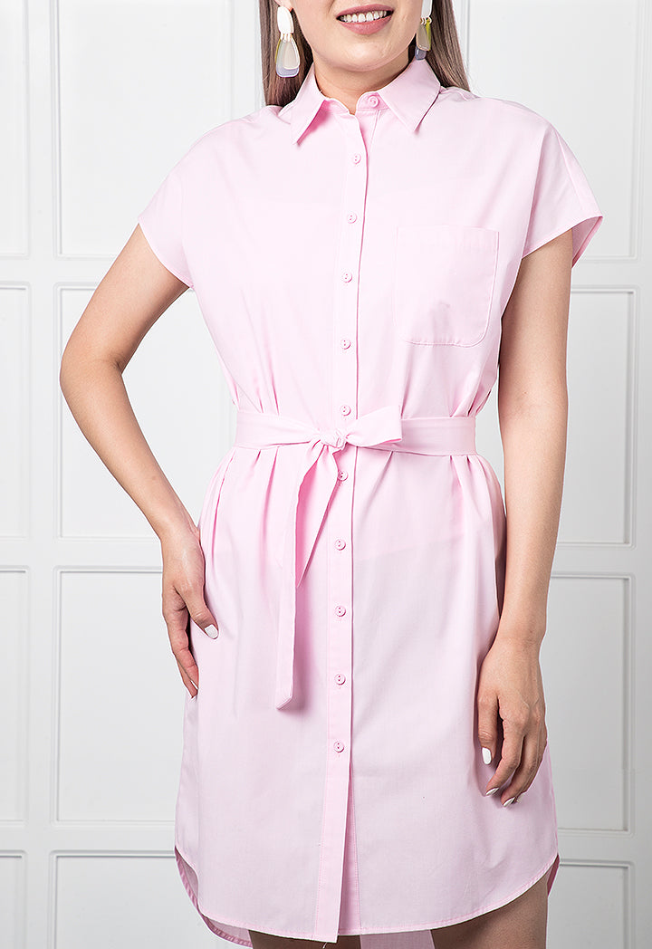 Back Organza Embroidered Midi Dress