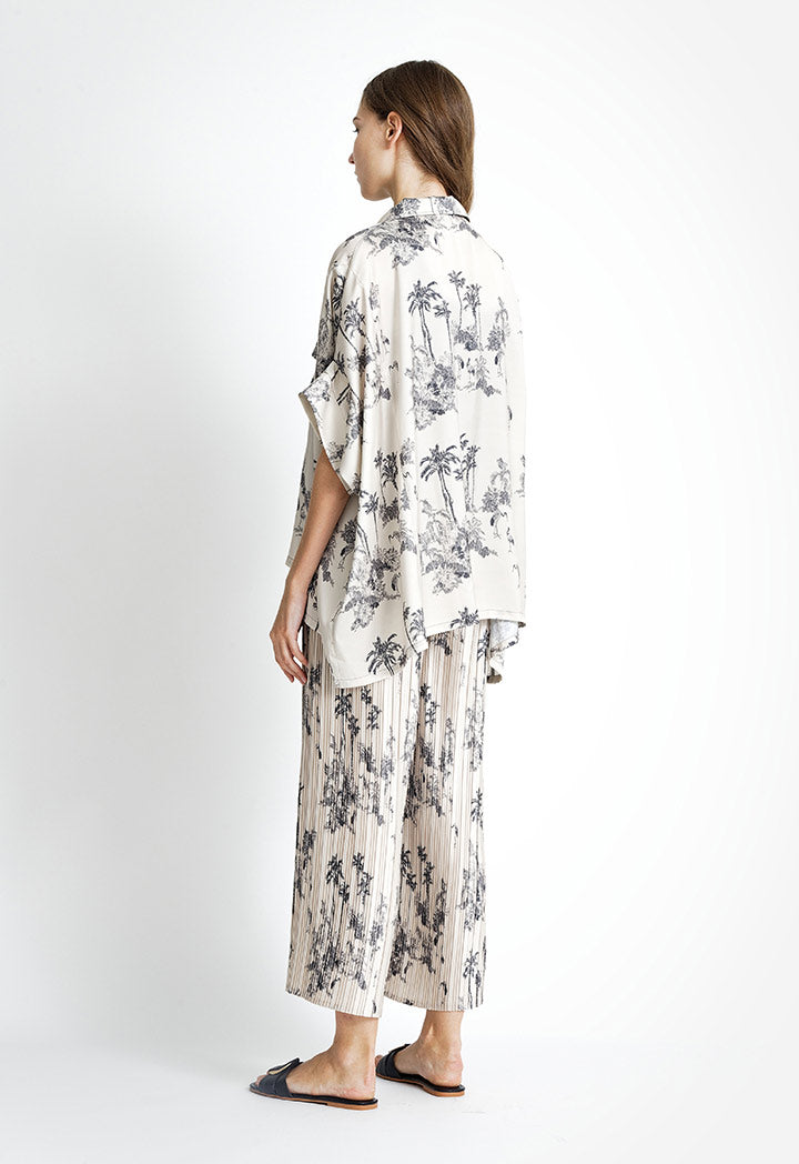 Allover Pine Printed Trouser