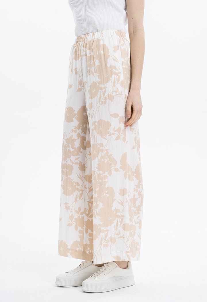 Printed Wide Leg Culottes