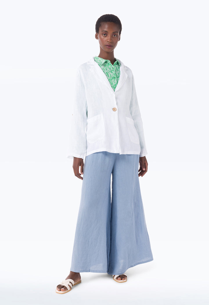 Textured Linen Light Blazer – ZAY