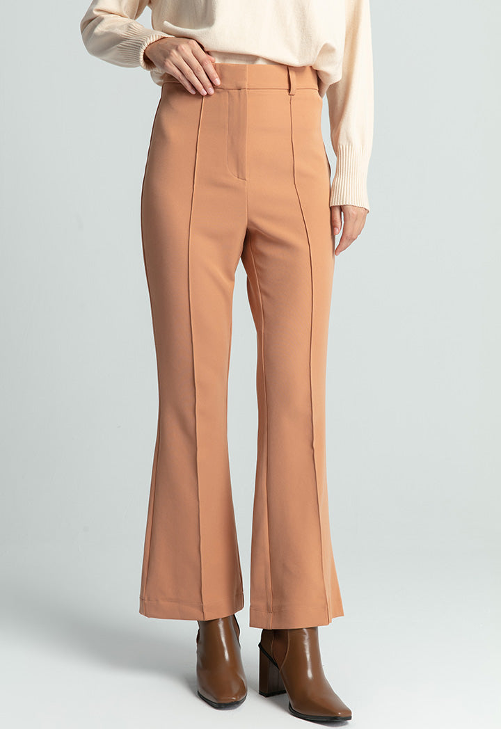 Pin Tuck Classic Solid Trouser