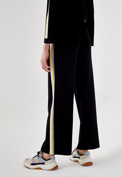 Knitted Side Tape Contrast Trouser