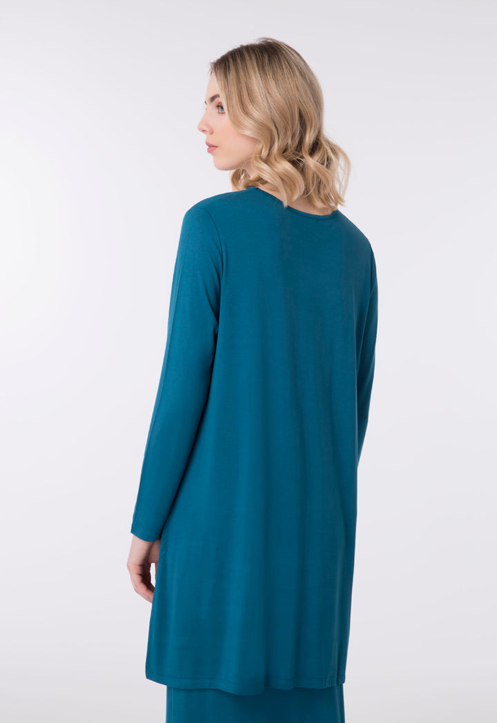 Long Top And Skirt Terno Set
