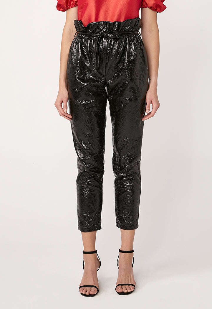 Shiny Straight Fit Trouser