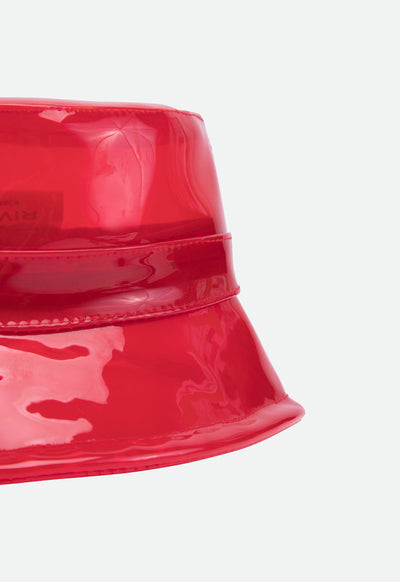 Red Transparent Bucket Hat