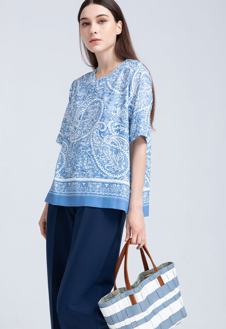 All Over Printed Blouse