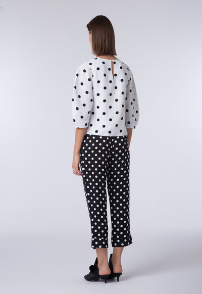 Polkadot Print Trouser