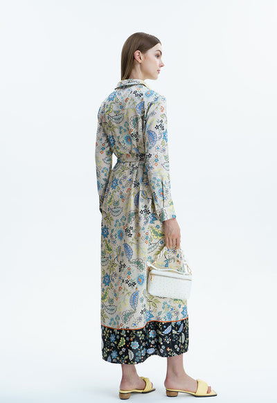 Floral Printed Maxi Outerwear