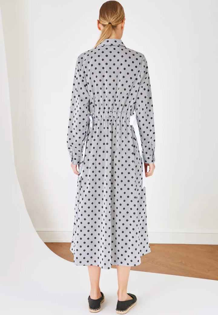 Polka Dot Shirt Dress