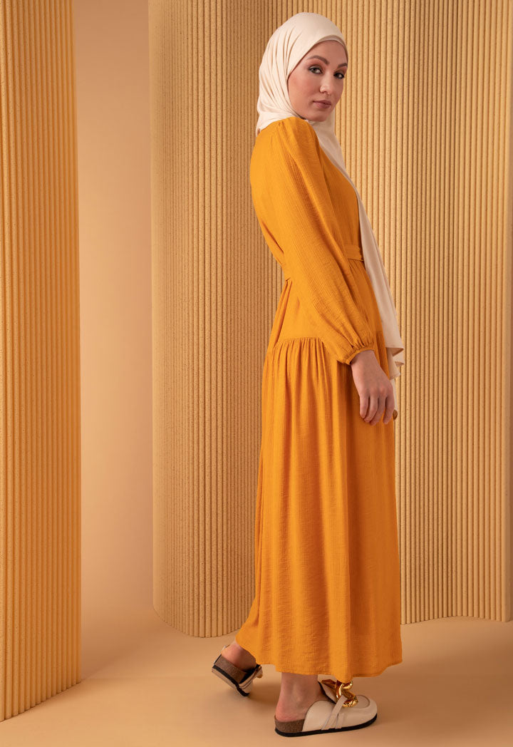 Solid Tiered Maxi Dress