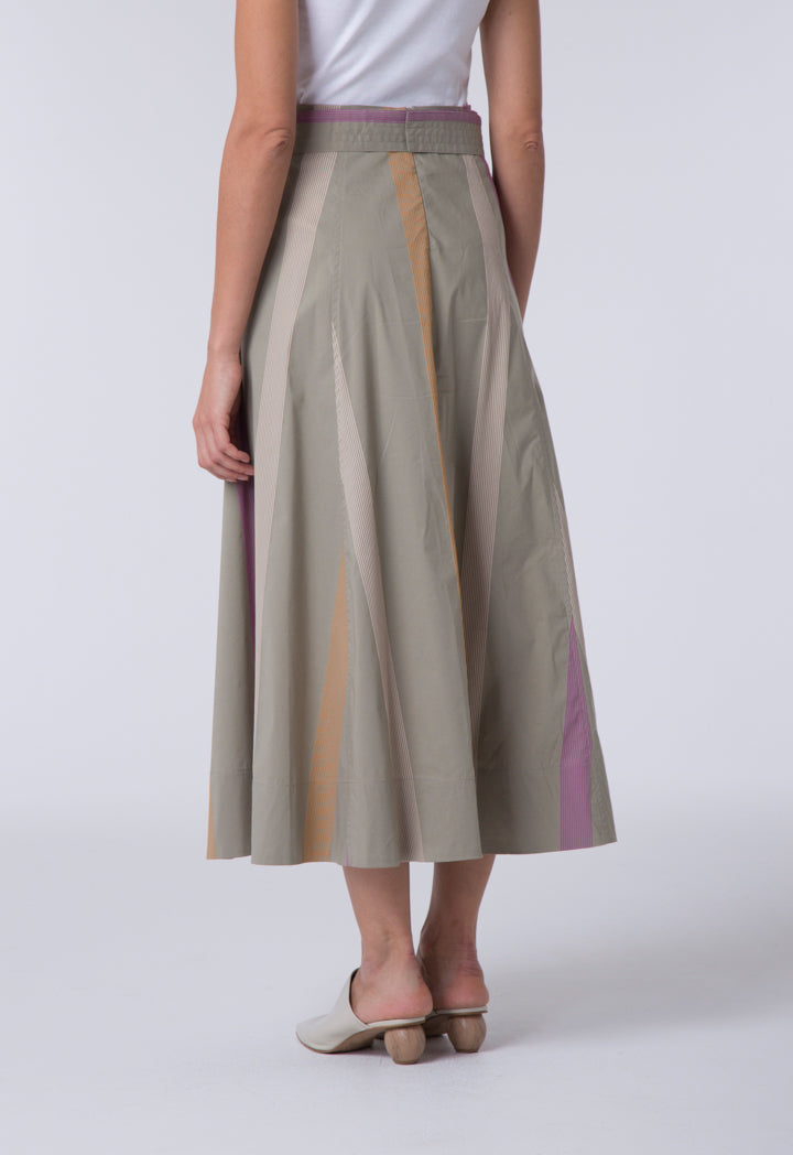 Plaid A-Line Skirt