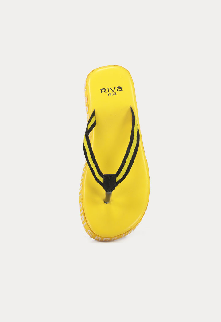 Printed Side Flip Flop Slip On