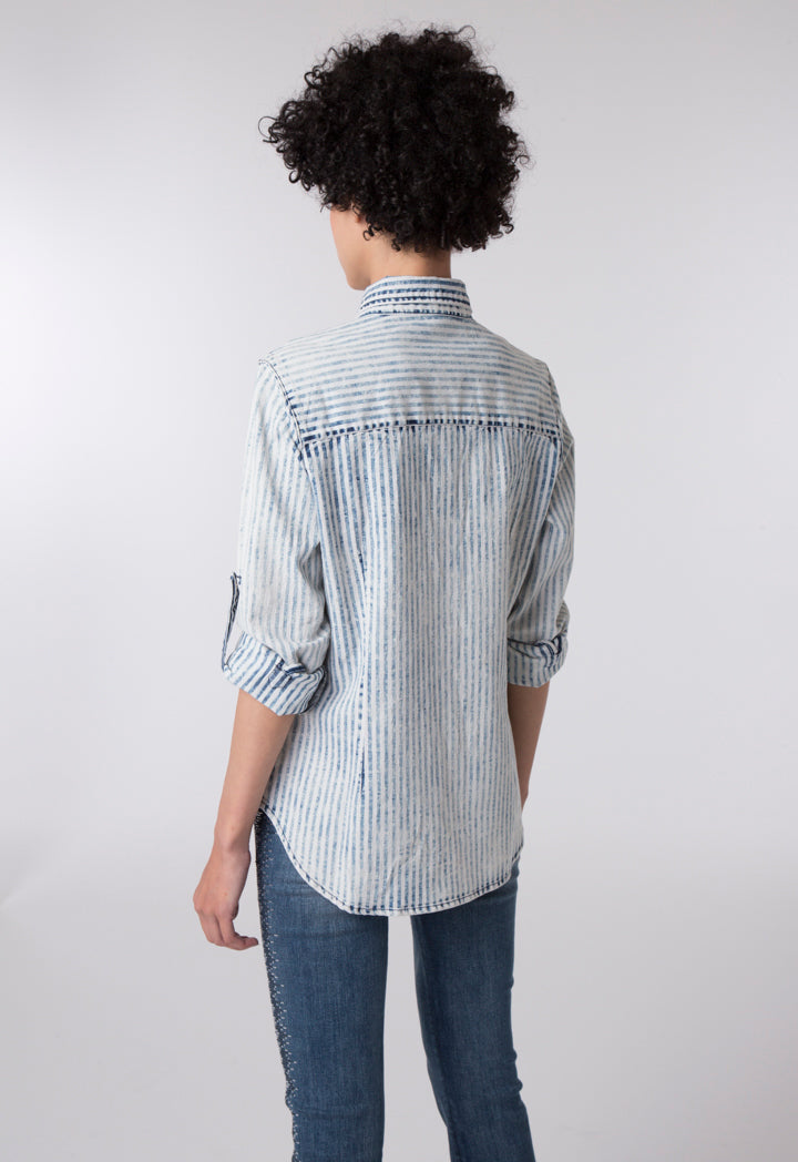 Studded Denim Shirt