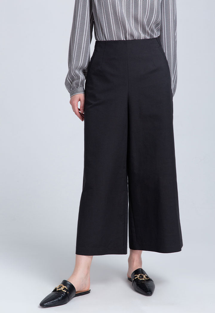 Wide Leg Straight Cut Culottes