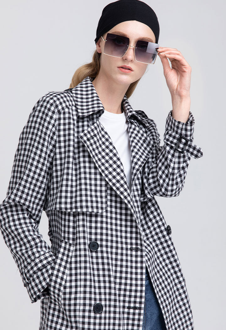 Gingham Checkered Outerwear
