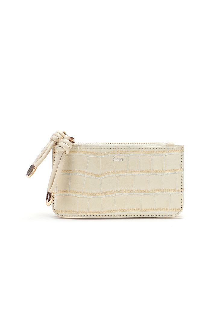 Textured Double Zip Coin Purse