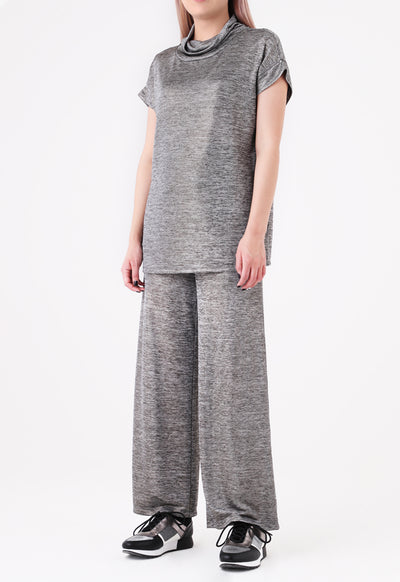 Lurex Knitted Trouser