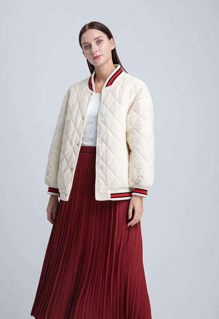 Even Pleated Solid Skirt